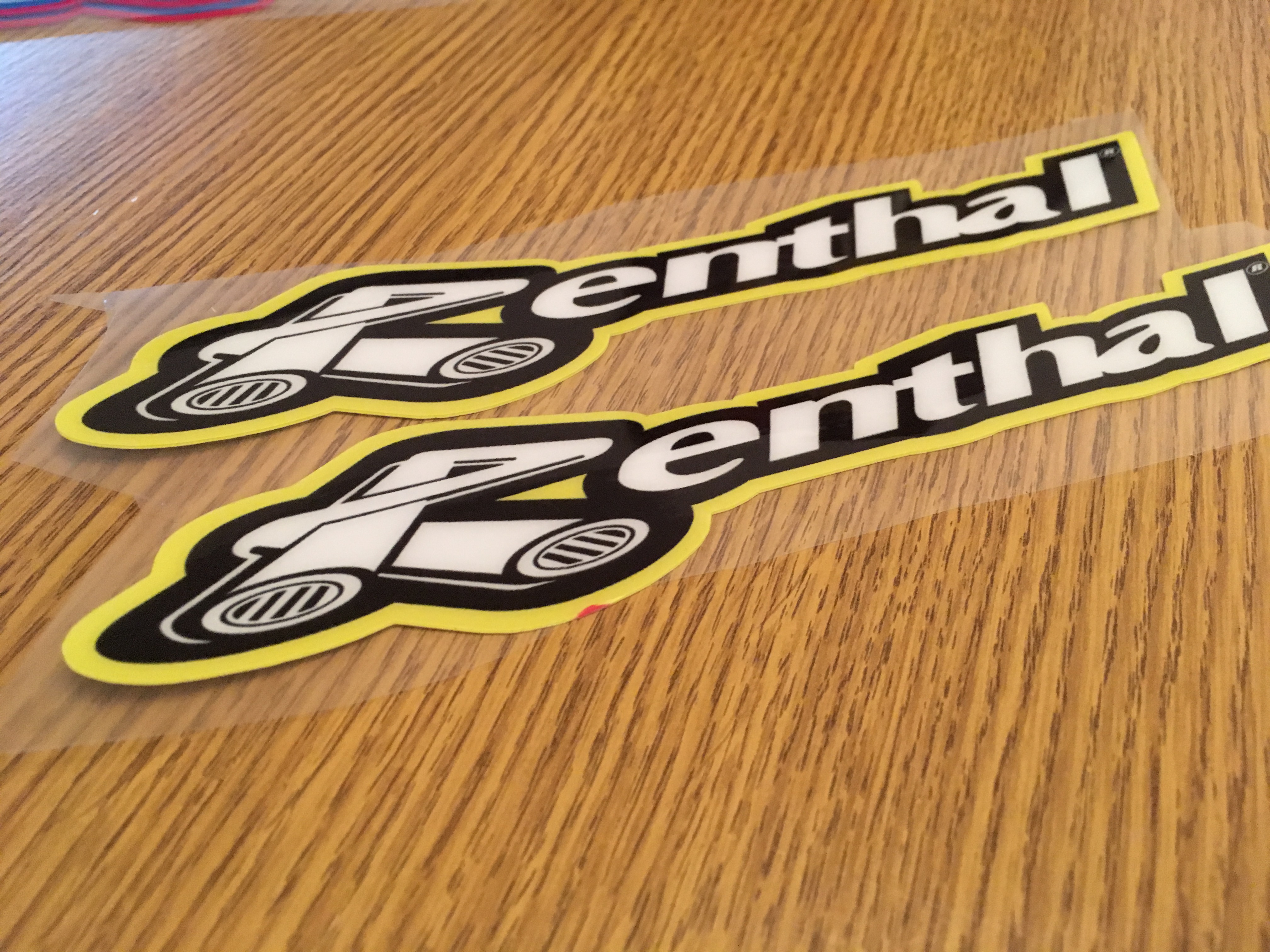 Renthal Chainwheels High Quality Swing arm Motocross Graphics x2 Decals